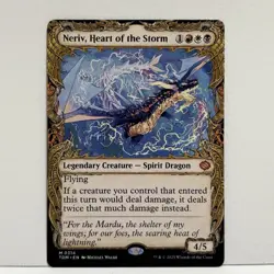 Neriv, Heart of the Storm. Showcase. MTG Tarkir: Dragonstorm Trading Card - Image 1