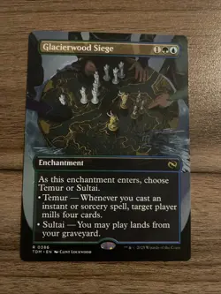 Glacierwood Siege (Borderless) [Tarkir: Dragonstorm] MTG - Image 1
