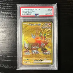 Pokemon TCG Gouging Fire ex - 214/162 Temporal Forces Hyper Rare - PSA 10 - Image 1