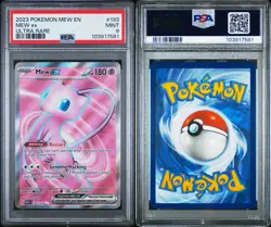 Pokemon Mew EX 193/165 Full Art Ultra Rare PSA9 Scarlet & Violet English - Image 3