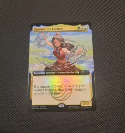 SDCC 2025 Magic The Gathering X Avatar Katara The Fearless Promo Card IN HAND - Image 1