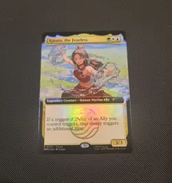 SDCC 2025 Magic The Gathering X Avatar Katara The Fearless Promo Card IN HAND - Image 3