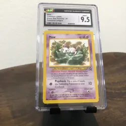 Pokemon CGC 9.5 MINT Mew # 47 WOTC Black Star Promo Pokemon League Card - Image 1