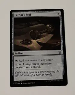 MTG Patriar's Seal - Commander Legends Battle for Baldur's Gate NM - Image 1