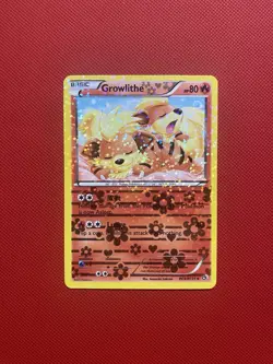 Growlithe RC4/RC25 Legendary Treasures: Radiant Collection Holo Pokemon Card TCG - Image 1