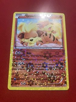 Growlithe RC4/RC25 Legendary Treasures: Radiant Collection Holo Pokemon Card TCG - Image 3
