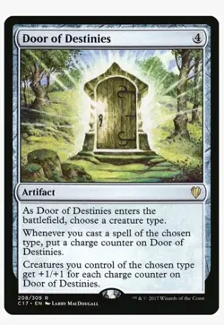 Door of Destinies #208 Commander 2017 C17 Magic MTG LP Lightly Played  - Image 1