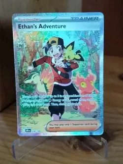 Ethan's Adventure Special Illustration Rare Pokemon Destined Rivals #236 Sharp! - Image 1