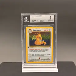 Pokemon 1st Edition Fossil Dragonite Holo 4/62 - BGS 9 MINT - Image 1