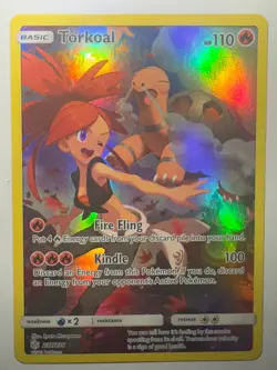 Torkoal - 237/236 - Pokemon Cosmic Eclipse Sun & Moon Secret Rare Card NM - Image 1
