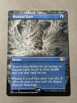 Mystical Tutor (Borderless) #421 - MTG Dominaria Remastered Regular - NM - Image 1