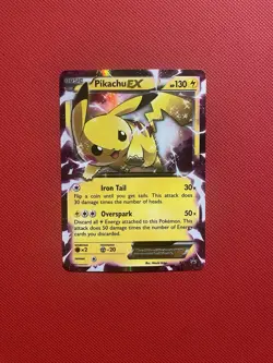 Pikachu EX XY84 XY Holo Pokemon Card TCG - Image 1