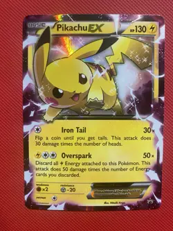 Pikachu EX XY84 XY Holo Pokemon Card TCG - Image 2