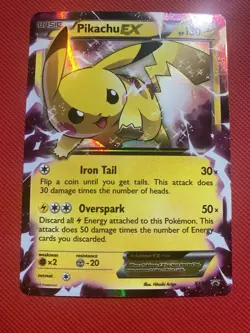 Pikachu EX XY84 XY Holo Pokemon Card TCG - Image 6