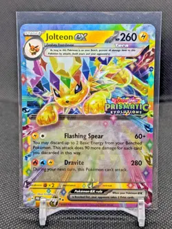 Jolteon EX 030/131 Stamped Prismatic Evolutions Surprise Box Promo Pokemon - Image 1
