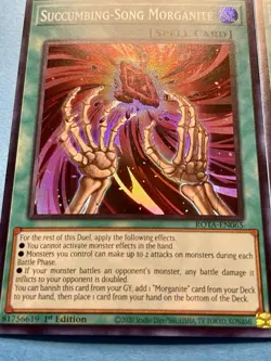 3x Succumbing-Song Morganite | ROTA-EN065 | Super Rare | NM | 1st Ed | YuGiOh! - Image 2