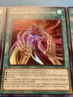 3x Succumbing-Song Morganite | ROTA-EN065 | Super Rare | NM | 1st Ed | YuGiOh! - Image 5