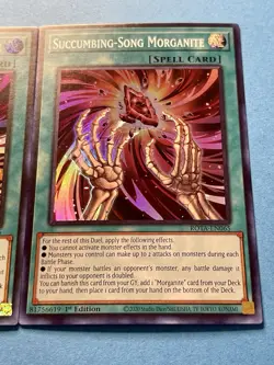 3x Succumbing-Song Morganite | ROTA-EN065 | Super Rare | NM | 1st Ed | YuGiOh! - Image 9