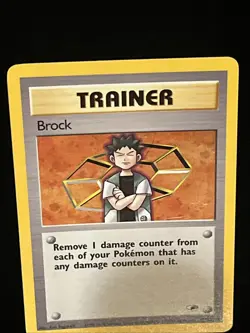 Brock 15/132 Holo Rare Trainer 2000 Pokemon Gym Challenge - Image 3