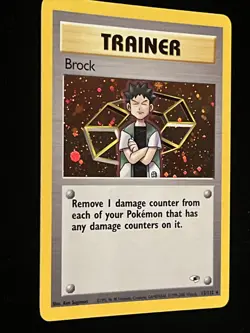 Brock 15/132 Holo Rare Trainer 2000 Pokemon Gym Challenge - Image 4