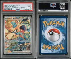 2025 Pokemon Journey Together Special Illustration Rare 186 Hopâ€™s Zacian (PSA 9) - Image 3