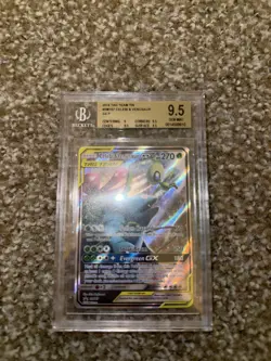 PokÃ©mon TCG Celebi & Venusaur GX Holo Promo Card Sun & Moon SM167 Beckett 9.5 - Image 3