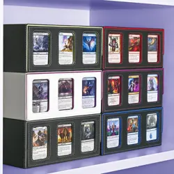 Card Storage Box for Trading Cards, 1800+ Commander Deck Box for MTG with Displa - Image 7