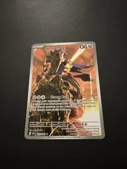 Pokemon Zamazenta 201/182 Sv10: Destined Rivals Full Art Illustration Rare NM - Image 1
