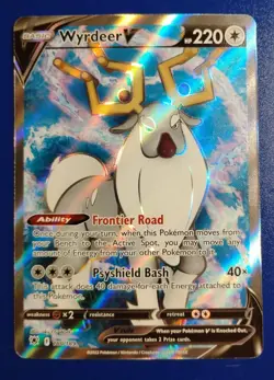 2022 Pokemon TCG Wyrdeer V (Full Art) 180/189 Swsh10: Astral Radiance Holo NM - Image 1