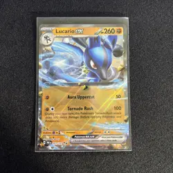 Lucario ex 51/131 2025 Pokemon Scarlet & Violet Prismatic Evolutions NM - Image 1