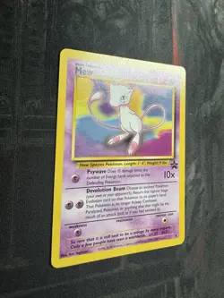 2000 WOTC Black Star Promo Pokemon League Card Mew 8 - Image 4