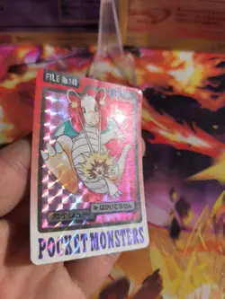 Pokemon Card Card Pocket Monsters Carddass 1997 Japanese Exc Dragonite Prism - Image 6