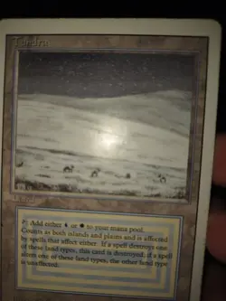 Revised - Tundra - MTG - Magic the Gathering  - Moderately Played - Image 6