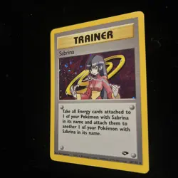 Pokemon Card Sabrina Trainer 20/132 Holo 2000 Gym Challenge Unlimited Edition - Image 3