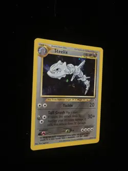 PokÃ©mon TCG Steelix 15/111 Neo Genesis Swirl Halo Rare Card - Image 3