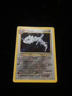 PokÃ©mon TCG Steelix 15/111 Neo Genesis Swirl Halo Rare Card - Image 5