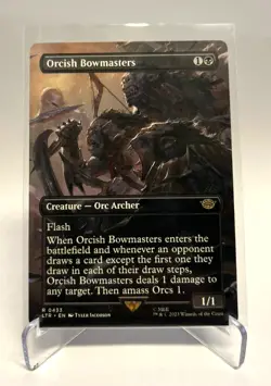1x Orcish Bowmasters (Borderless) - LTR Lord of the Rings MTG NM - Image 1