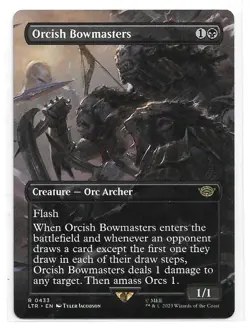 1x Orcish Bowmasters (Borderless) - LTR Lord of the Rings MTG NM - Image 2