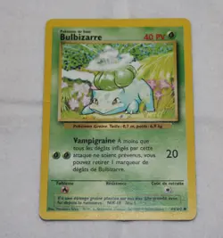 1999 Pokemon Base Set 1st Edition French Card Bulbizarre (Bulbasaur) 44/102 - Image 1