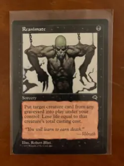 Reanimate - NM - Tempest - MTG - Image 1
