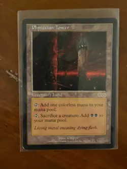 Phyrexian Tower - LP - Urza's Saga - MTG - Image 1