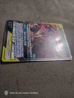Pokemon Unbroken Bonds Greninja & Zoroark GX 107/214 Ultra Rare SM Holo Card - Image 2