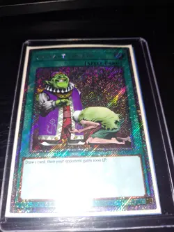YUGIOH! Upstart Goblin (Platinum Secret Rare) RA03-EN096 1st Ed NM - Image 1