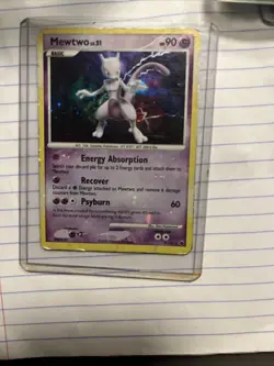 PokÃ©mon TCG Mewtwo LV. 51 Majestic Dawn Holo Rare Card 9/100 MP Condition - Image 3