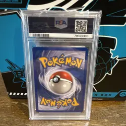 2003 POKEMON BEST OF GAME PROMO WINNER #8 ROCKET'S MEWTWO-REVERSE FOIL PSA 8 - Image 2