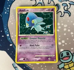 Azelf 4/123 Holo Rare Diamond & Pearl Mysterious Treasures Card NM/LP - Image 1