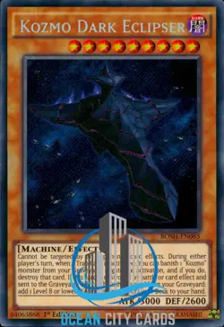 Yugioh Kozmo Dark Eclipser BOSH-EN085 Secret Rare 1st Edition - Image 1