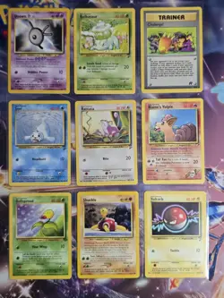 ?? Pokemon Vintage WOTC Card Lot - 9 Cards - Base/Jungle/Fossil/Gym - 1999-2003 - Image 5