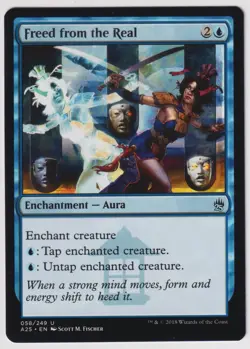 MTG 1X Freed from the Real X1 Masters 25 Magic - LP - Image 1