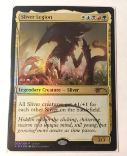 Near Mint Rainbow Foil Sliver Legion MTG Judge Promo - J19 - Image 1
